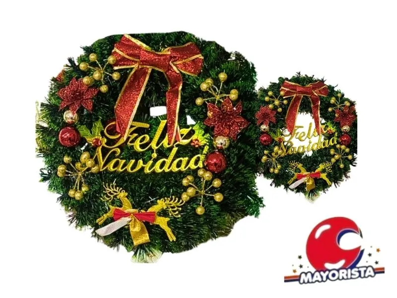 ADORNO PUERTA CORONA 45 CM (NS442120) POKA 2026