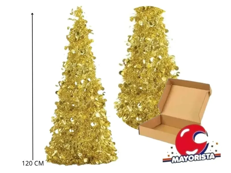 ARBOL 1,20 POLLERA DORADO (NS410394) POKA