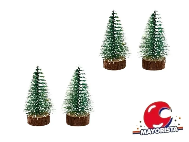 ARBOLITOS MINI X 4 BASE MADERA (NS410775) POKA