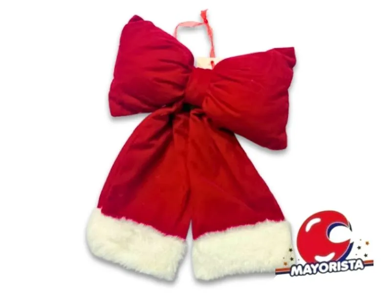 MONO ROJO CON PELUCHE BLANCO BOLSA 27X22 (NS442347) POKA