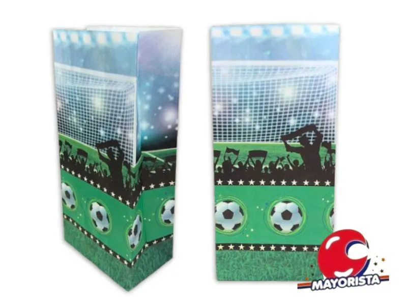 BOLSITA PAPEL X 10 FUTBOL 15X25X8 SPACE