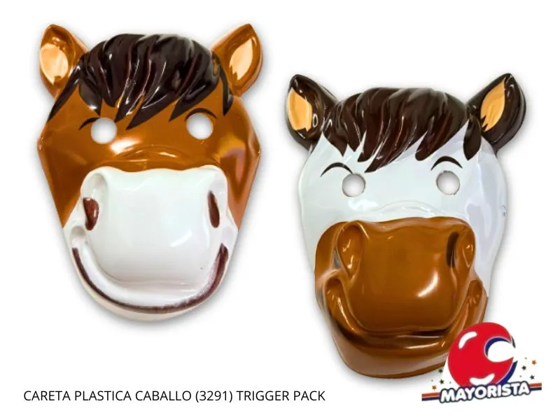 CARETA PLASTICA CABALLO (3291) TRIGGER PACK